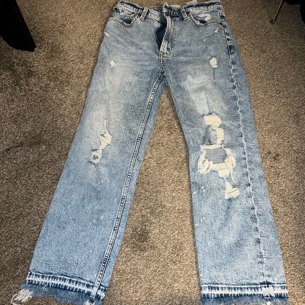 Abercrombie jeans, worn once size 4s